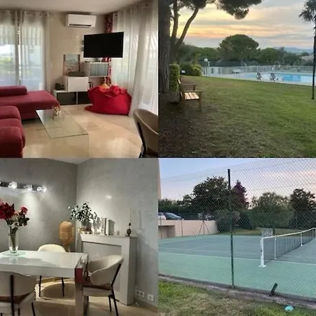 Lejlighed Superbe Avec Piscine Et Tennis